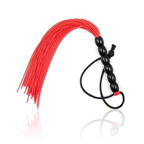 Adult Sex Toys For Couples Beads Handle Silicone Multicolor Silk Small Whip Performing Props