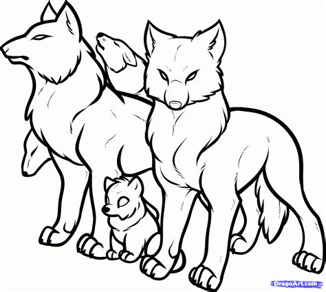 Anime Wolf Pack Coloring Pages Ebookscursoseconcursos