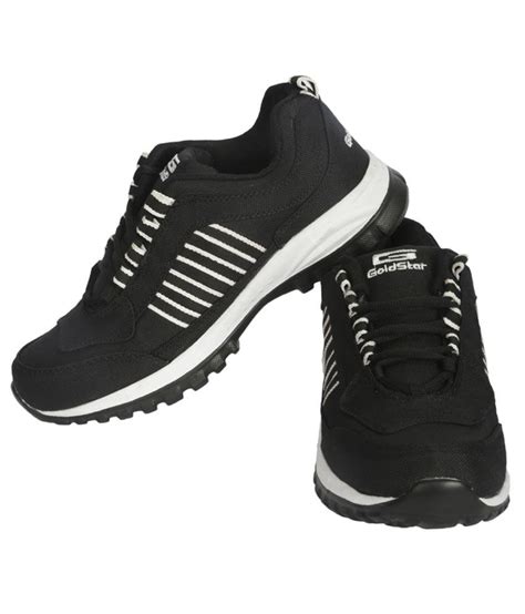 Goldstar Black Running Shoes Buy Goldstar Black Running Shoes Online