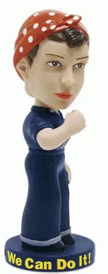 Rosie The Riveter Bobblehead Gif Bobble Head Rosie The Riveter My Xxx