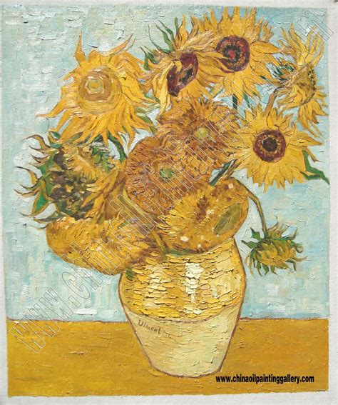 The Sunflowers Van Gogh Oil Painting Reproduction China Oil