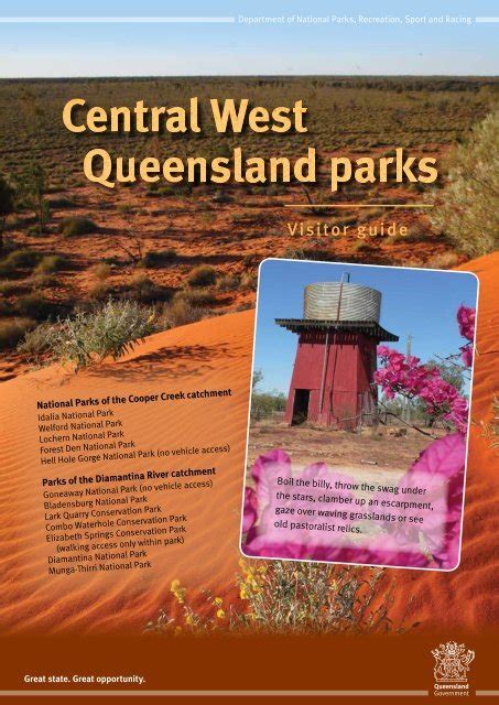 Central West Queensland Parks Visitor Guide Department Of