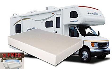 Traveling in an rv may shift priorities. 12-Inch King MEDIUM-FIRM Memory Foam Short Mattress for RV ...