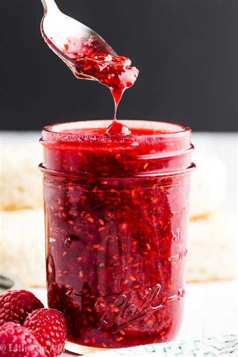 Raspberry Jam Recipe No Cook Raspberry Jam With Only 3 Ingredients