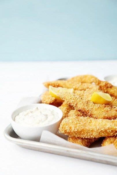 Crunchy Fish Sticks Recipe Homemade Tartar Sauce Crunchy Fish Sticks