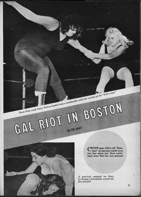 1968 May Wrestling Revue Magazine Wrestling Arm Lock In Boston