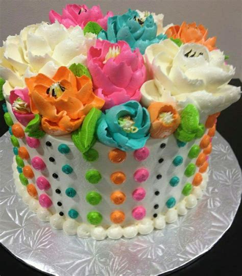 Beautiful Flower Bouquet Birthday Cake Cake Decorating Cake Cake Creations