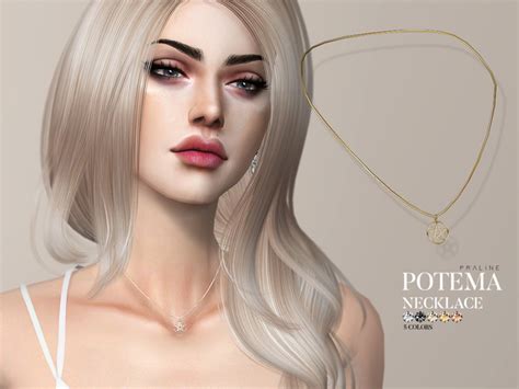 Potema Necklace Set By Pralinesims At Tsr Sims 4 Updates