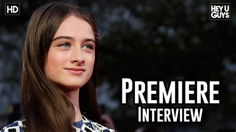 Raffey Cassidy The Killing Of A Sacred Deer Premiere Interviews Lff 2017 Youtube