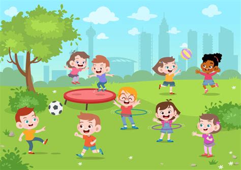 Cartoon Kids Playing Outside Images Browse 47742 Stock Photos