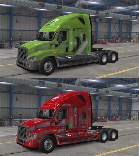 50 SKINS PACK FOR FREIGHTLINER CASCADIA 1.50.x ATS - Euro Truck