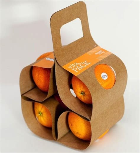 Agnes Gyomrei Stylish Food Packaging For Oranges