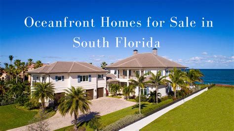 Beachfront Homes For Sale In Florida Along The A1a David Siddons Group