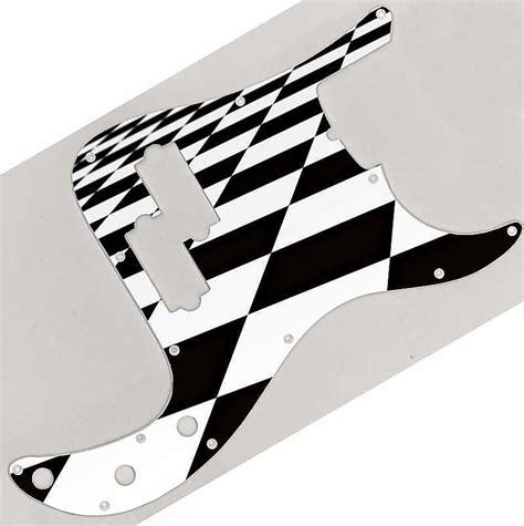Graphical Pickguard Fender Precision Bass Pbass Reverb Canada