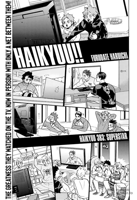 Haikyuu Chapter 383 Haikyuu Manga Online