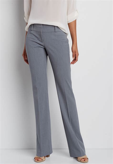 The Smart It Fit Bootcut Pant In Ash Heather Gray Bootcut Pants Pants Fitted Trousers