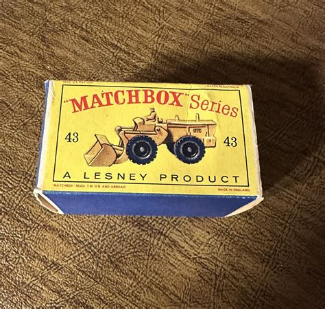Vintage Lesney Matchbox 1962 No43b Aveling Barford Tractor Shovel