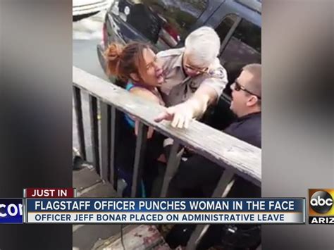 Video Flagstaff Officer Punches Woman In Face
