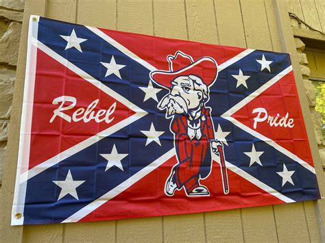 Ole Miss Rebel Pride Flag Rebel Nation