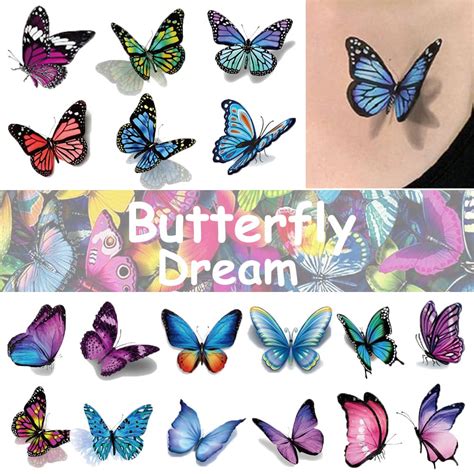 10 Best Temporary Butterfly Tattoos For A Fun And Easy Accessory Hummingbirds Plus
