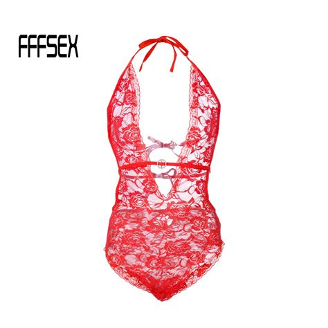 Fffsex 5 Colors Lace Lingerie Sexy Erotic Teddies Bodysuit Women