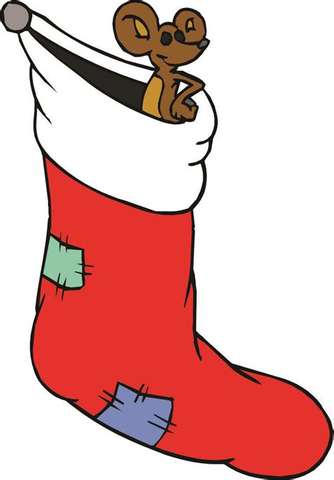 Cartoon Christmas Stocking Clipart Best