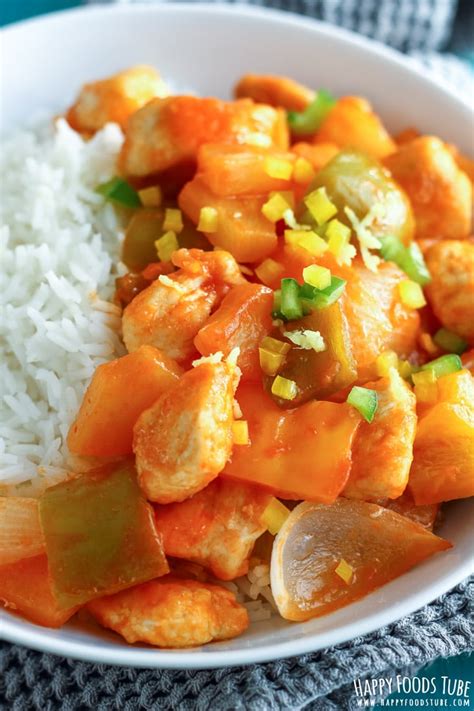 Simple Sweet And Sour Chicken Recipe Happy Foods Tube