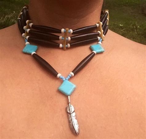 Native American Choker Style Necklace Beaded Jewelry Tutorials