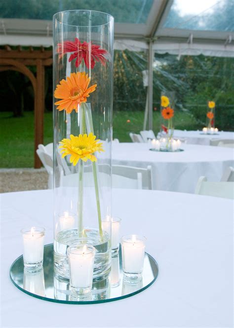 These stunning flower centerpieces are ready to use in moments; Hearts & Flowers: Decorating For Your Wedding Day: Simple ...