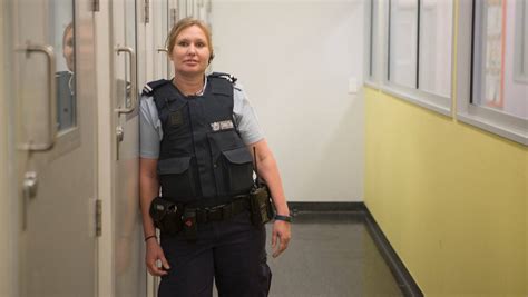 A Blonde In The Big House A Corrections Officer Is More Than Locking