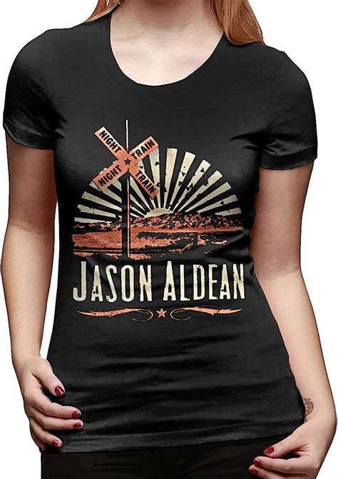 Jason Aldean Women Short Sleeve T Shirt Black S Amazon Es Ropa Y