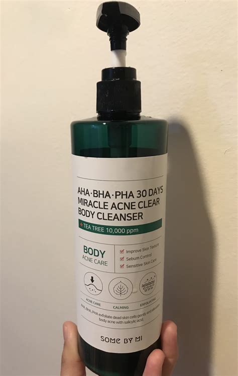 Some By Mi Body Cleanser Review Aha Bha Pha Body Acne Cleanser