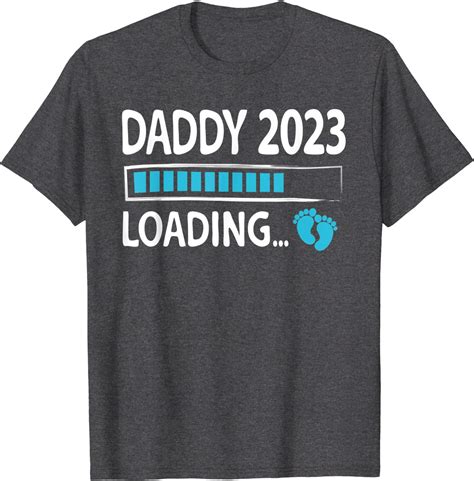 Mens Daddy Loading Funny New Dad Father To Be T Shirt