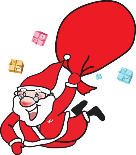 Santa Claus Weihnachten Geschenk Kostenlose Vektorgrafik Auf Pixabay