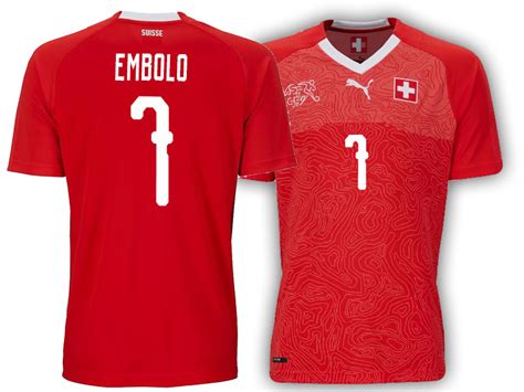 Breel donald embolo (born 14 february 1997) is a swiss professional footballer who plays as a forward for german club borussia mönchengladbach and the switzerland national team. Switzerland Breel Embolo #7 Jersey RED - 2018 World Cup
