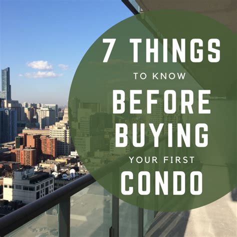 7 Things To Know Before Buying Your First Condo Law For Millennials