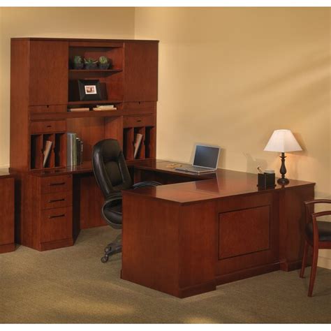Mayline Sorrento Series U Shape Executive Desk With Hutch Wayfair