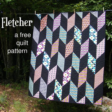 And pressing directions, too, because they're important. Fletcher - a FREE Chevron Quilt Pattern | Shiny Happy World