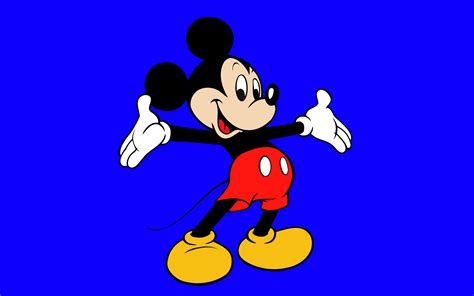 Free Download Cartoons Wallpapers Mickey Mouse Blue 2560x1600 Wallpaper