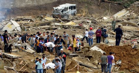 rescuers seek survivors of china landslide