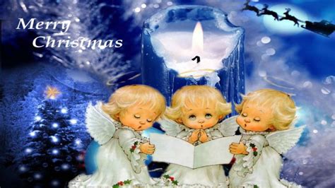 Free Backgrounds Christmas Angels