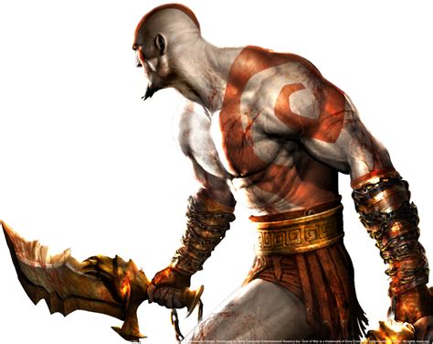 Kratos From The God Of War Game Art Hq