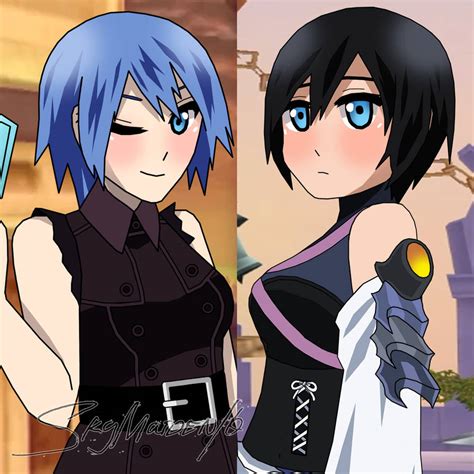 Kingdom Hearts Aqua And Xion Switch By Skymaiden16 On Deviantart