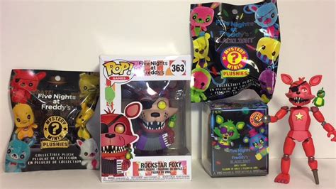 Five Nights At Freddys Rockstar Foxy Funko Pop Blacklight Mystery