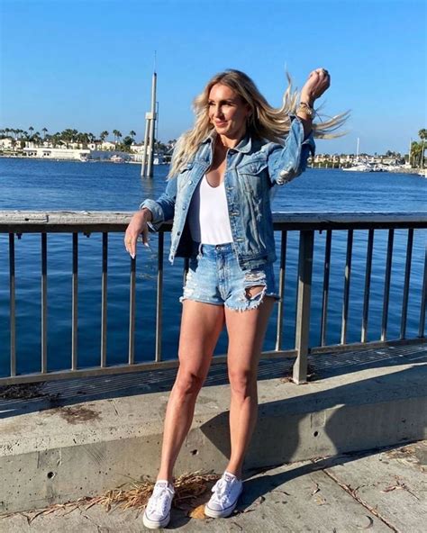 Charlotte Flair In Double Denim Instagram Photos