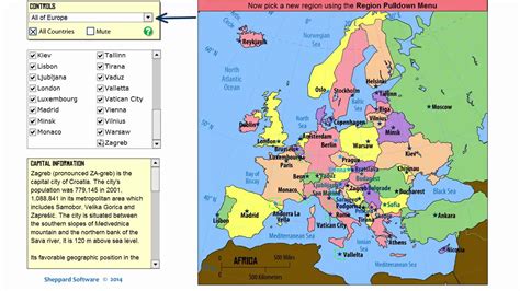 Western Europe Map Quiz Western Europe Countries And Capitals Quiz