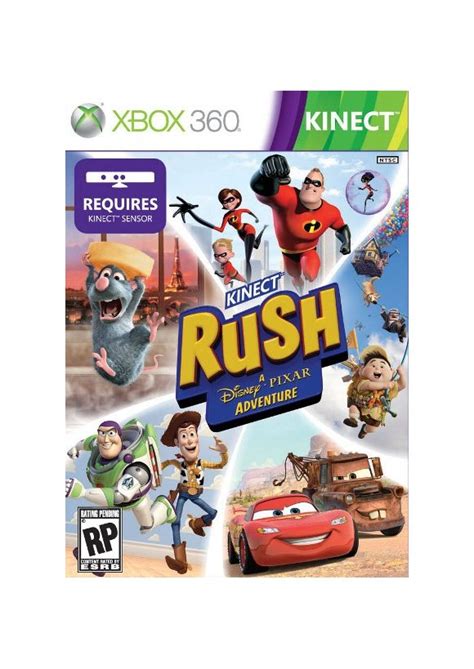 Carátula De Kinect Rush Una Aventura De Disney Pixar Para X360