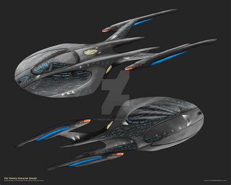 31st Century Enterprise Concept Star Trek Ships Star Trek Starships