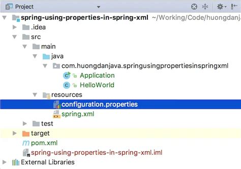 Using Properties In Spring Configuration File Huong Dan Java