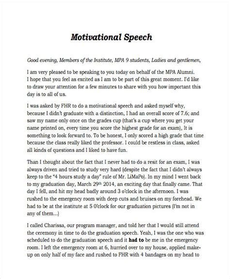 Free 23 Speech Examples In Pdf Examples